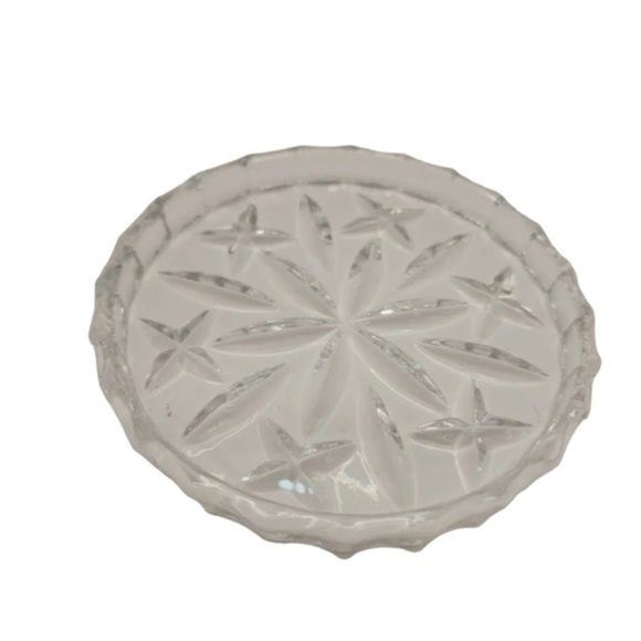 Gorham Lady Anne Crystal Coaster Set